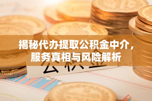宜城揭秘代办提取公积金中介，服务真相与风险解析